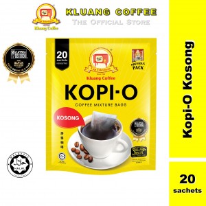 Kluang Coffee Cap Televisyen Kopi-O Kosong 20 Individual Sachets